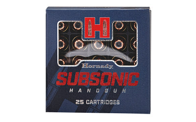 Hornady Subsonic 9MM, 147 Grain, XTP, 25 Round Box